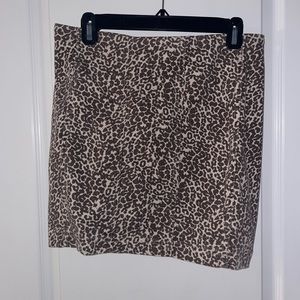 Cheetah Free People Mini Skirt